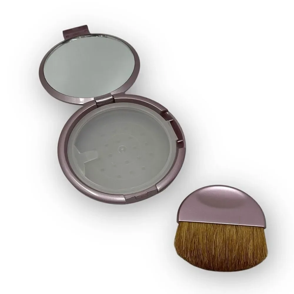 Bare Escentuals bareMinerals Pink Refillable Compact Brush Empty Preowned